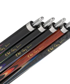 Predator Sang Lee 2-1 Black with Pink / Blue / Purple / Ivorine Butterfly Points Limited Edition Pool Cue - Radial