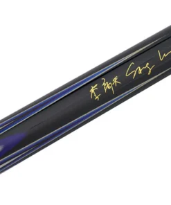 Predator Sang Lee 2-3 Black with Blue / Maple / Black / Purple / Ivorine Butterfly Points Limited Edition Pool Cue - Radial with Luxe Leather Wrap