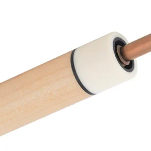 Predator Virtuoso Series Curly Maple with 8 Pink Stone and Thuya Points No Wrap Pool Cue - Uni-Loc