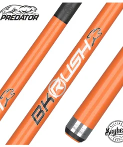 Predator BK Rush Flare Orange Break Cue - No Wrap