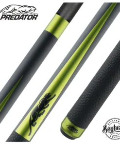 Predator Limited Edition SP2 Matte Black Forearm with Lime Green Points Pool Cue