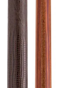 Predator P3 Prowler Rosewood with Rengas Stripes Pool Cue with Brown Lizard Grain Leather Wrap - Uniloc