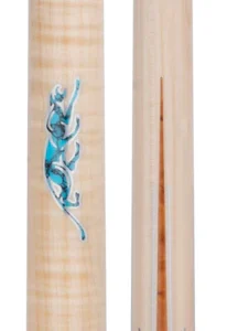 Predator Virtuoso Series Curly Maple with 8 Turquoise and Thuya Points No Wrap Pool Cue - Uni-Loc