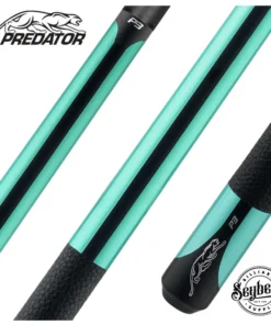 Predator P3 Teal Pool Cue with Luxe Leather Wrap - Uni-loc
