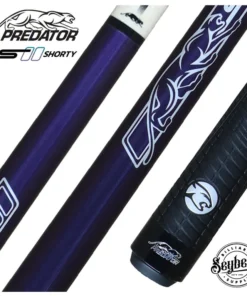 Predator Sport Shorty / Junior Purple Sport Wrap Pool Cue - SPOJUNPURSW