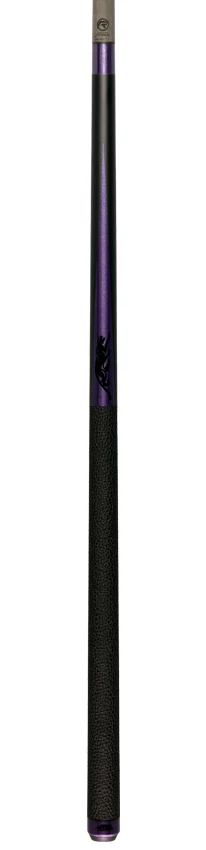 Predator Limited Edition SP2 Matte Black Forearm with Metallic Purple Points Pool Cue