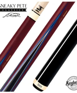 Predator 4 Point Sneaky Pete Purple Heart / Blue Points No-Wrap Pool Cue - True Splice - SP4PBNW