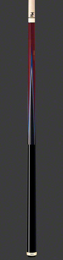 Predator 4 Point Sneaky Pete Purple Heart / Blue Points No-Wrap Pool Cue - True Splice - SP4PBNW